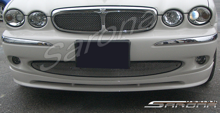 Custom Jaguar X Type Front Bumper Add-on  Sedan Front Lip/Splitter (2000 - 2008) - $299.00 (Part #JG-001-FA)